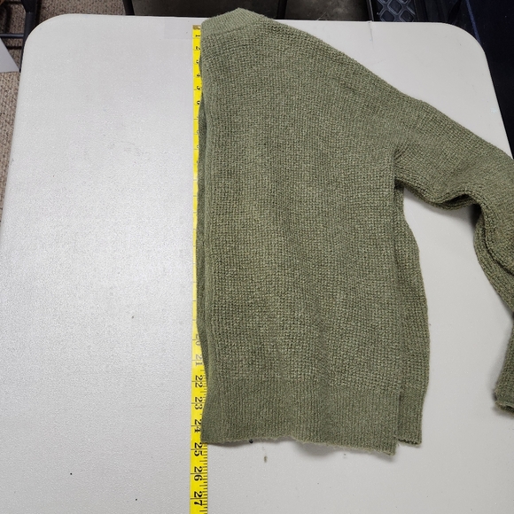 Point Sur Womens Back Button Sweater Size S Green Soft Wool Alpaca Long Sleeve - Picture 7 of 11